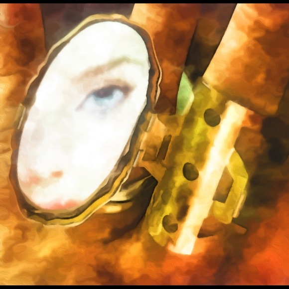 Vintage ring “looking glass mirror “ - Picture 3 of 6